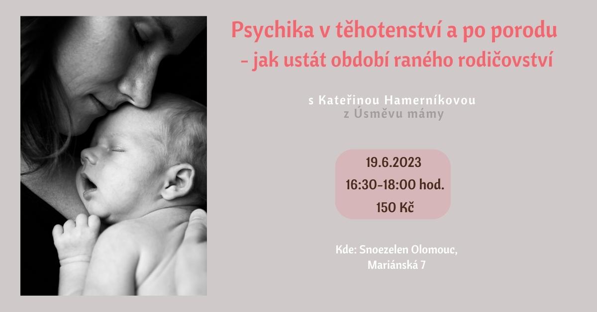 Psychika v těhotenství a po porodu – jak ustát období raného rodičovství